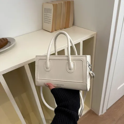 Women's Small Crossbody Bag PU Leather Vintage Casual Shoulder Bag Retro Tote Handbag Everyday Purse Fashion Bag