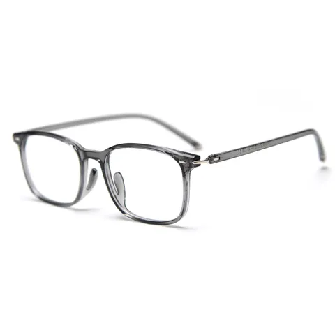 Light Retro TR90 Optical Glasses Frame Unisex Square Plain Glasses Eyewear For Men Women Daily Office Wear