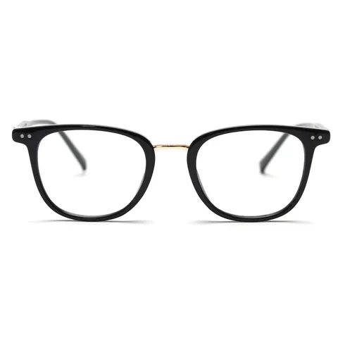 Vintage Retro Round Optical Glasses Frame TR Metal Clear Lens Eyewear For Men Women Fashion Spectacles Frame