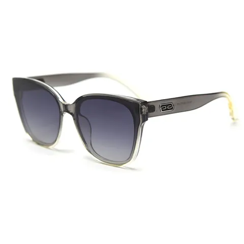 Fashion TR90 Big Frame Sunglasses Women UV400 Protection Gradient Nylon Lens Travel Outdoor Chic Sun Glasses