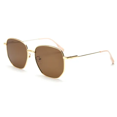 Men Women Polygon Metal Polarized Sunglasses Vintage Retro UV400 Driving Travel Sun Glasses Fashion Eyewear