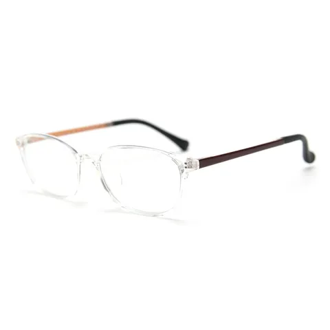 TR90 Optical Glasses Frame Women Men Literary Retro Transparent Flat Clear Eyewear Lightweight Myopia Spectacles Frame
