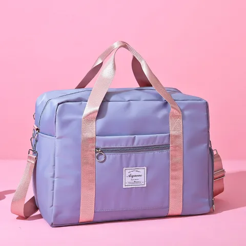 Large Capacity Travel Bag Waterproof Oxford Cloth Gym Duffel Bag With Independent Shoe Compartment Wet And Dry Separation