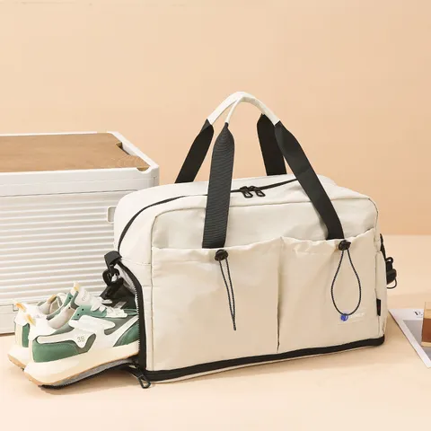 Borsa da Viaggio di Grande Capacità Borsa da Palestra Yoga Multifunzionale in Tessuto Oxford Borsa a Tracolla da Donna