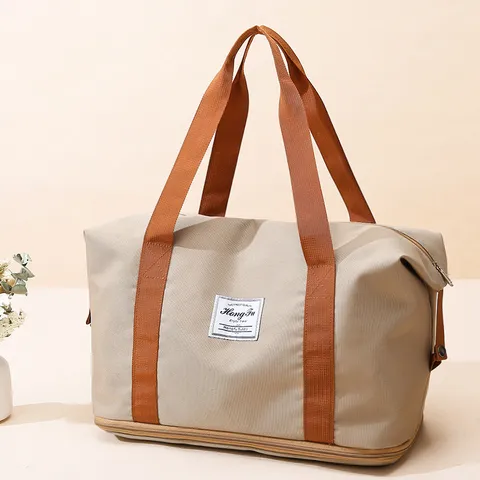 Grande Capacità Separazione Secco Umido Borsa Da Palestra Yoga Tessuto Oxford Borsa Da Viaggio Tracolla Cinturino Per Bagagli Borsa Sportiva