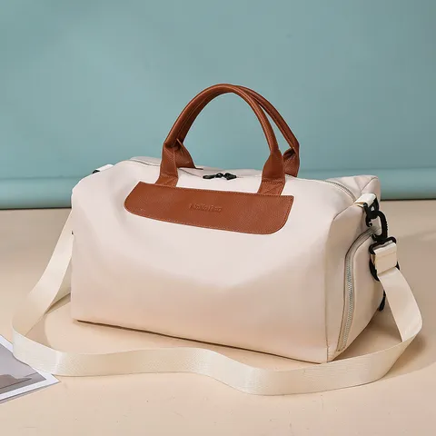 Borsa da Viaggio di Grande Capacità Tessuto Oxford Impermeabile Borsa da Viaggio Separazione Umido e Secco Borsa da Palestra per Uomo e Donna