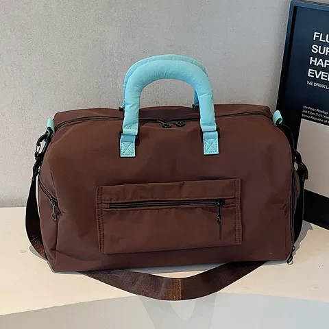 Borsa Sportiva Palestra di Grande Capacità Impermeabile Separazione Umido e Asciutto Borsa da Viaggio Con Scomparto Scarpe Per Uomini