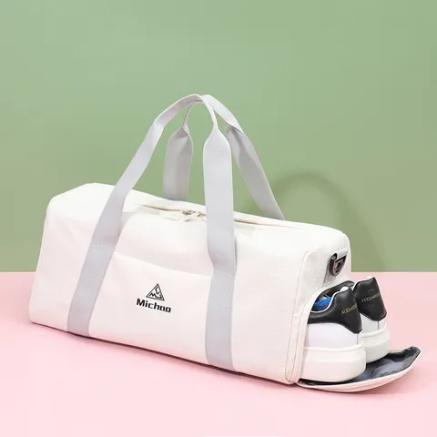 Kleine Oxford Stof Sport Sporttas Fitness Reistas Duffel Bag Nat en Droog Scheiding Schoenencompartiment Casual Schoudertas