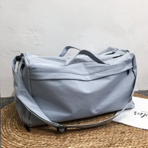 Large Capacity Fitness Gym Bag Waterproof Oxford Cloth Travel Handbag With Wet And Dry Separation Compartment