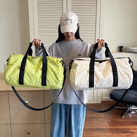 Borsa da Viaggio Duffel in Oxford Impermeabile Grande Capacità Borsa a Tracolla Casual Borsa da Palestra Sportiva per Uomo e Donna