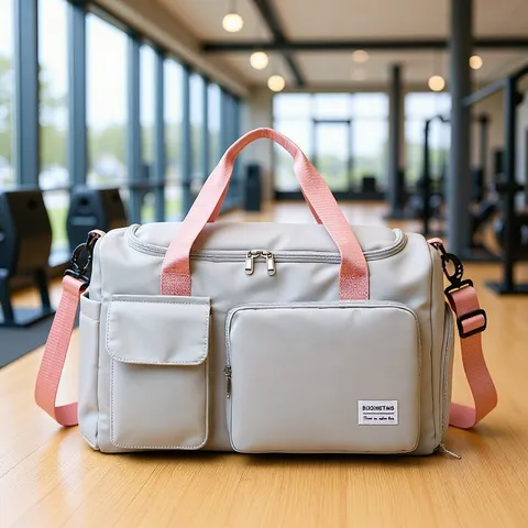Borsa da Viaggio Duffel in Tessuto Oxford di Grande Capacità Separazione Secco Umido Sport Palestra Bagagli Con Scomparto Scarpe