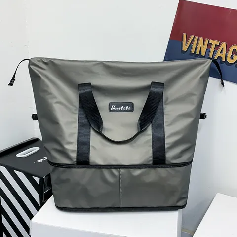 Borsa da Viaggio di Grande Capacità Impermeabile Sportiva Palestra Borsa Bagnato e Asciutto Separazione Espandibile Borsone Per Uomo e Donna