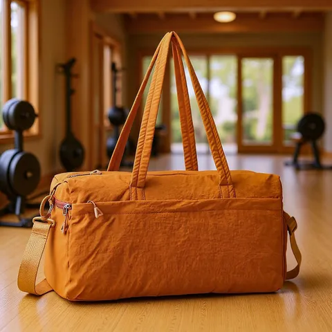 Borsa da Palestra da Viaggio Impermeabile in Tessuto Oxford di Grande Capacità con Separazione Umido Asciutto e Scomparto Scarpe