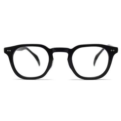 Retro Acetate And Titanium Eyeglass Frames Square Optical Glasses Frame For Men And Women Literary Fashion Eyewear