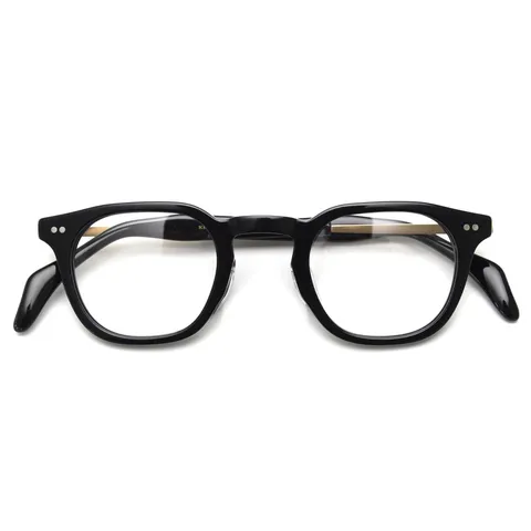 Retro Acetate And Titanium Eyeglass Frames Square Optical Glasses Frame For Men And Women Literary Fashion Eyewear