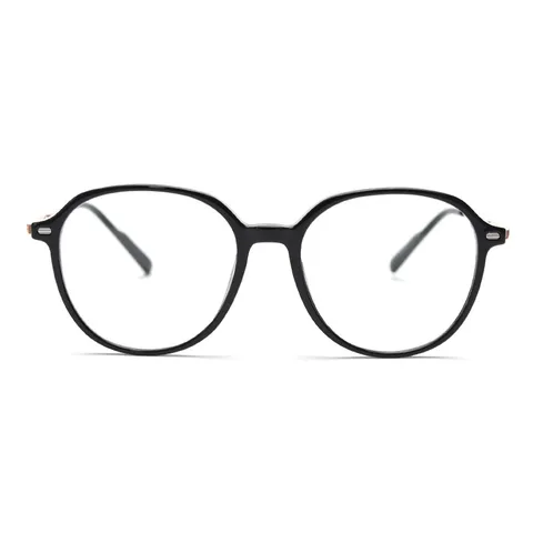 TR90 Optical Eyeglass Frames For Women Men Round Glasses Clear Lens Spectacles