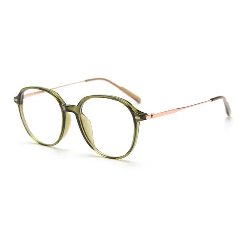 TR90 Optical Eyeglass Frames For Women Men Round Glasses Clear Lens Spectacles