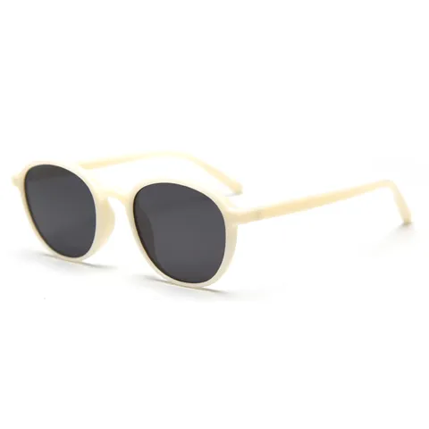 Korean Retro TR90 Polarized Sunglasses For Women Men Oval Frame Fashion Street Shot Sun Glasses