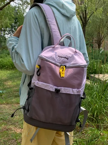 Kontrastfarbe Sport Rucksack Outdoor Große Kapazität Wandern Bergsteigen Tasche Leichte Reise Casual Rucksack