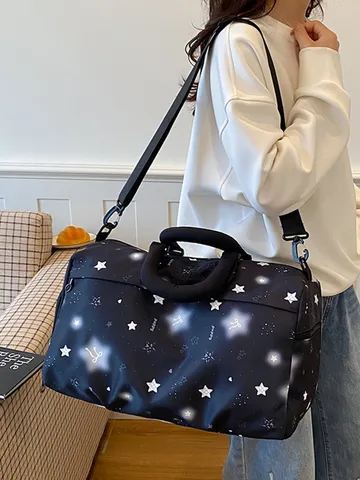 Large Capacity Travel Duffel Bag Waterproof Weekend Overnight Bag Lightweight Gym Sports Luggage Bag For Women
