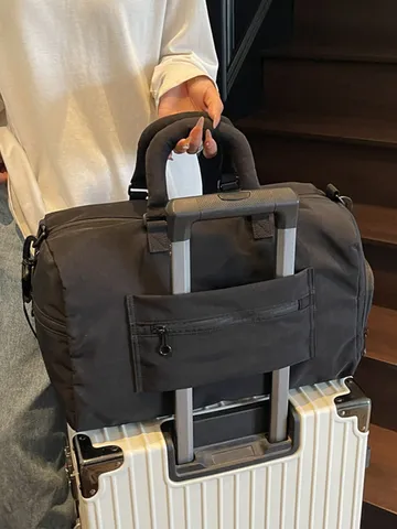 Grand Sac de Voyage Courte Voyage Hommes Mode Portable Imperméable Séparation Sec Humide Sport Sac de Gym Femmes