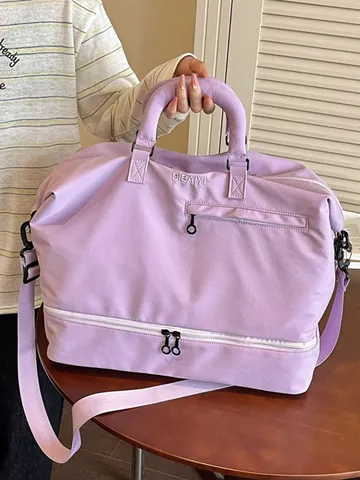 Large Capacity Travel Duffel Bag For Women Yoga Fitness Gym Bag Men Business Short Trip Luggage Handbag Boarding Bag