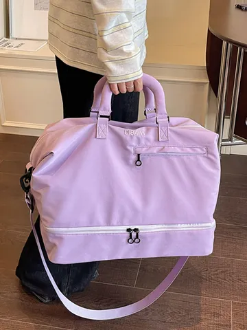 Large Capacity Travel Duffel Bag For Women Yoga Fitness Gym Bag Men Business Short Trip Luggage Handbag Boarding Bag