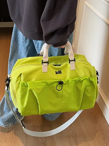 Large Capacity Travel Duffel Bag Women Boarding Handbag Men Sports Fitness Bag Multipurpose Travel Storage Bag