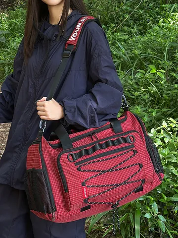 Large Capacity Travel Duffel Bag Waterproof Nylon Sports Gym Bag With Wet Dry Separation Shoe Compartment For Men Women