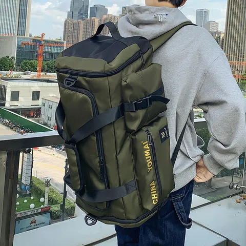 Large Capacity Travel Backpack Waterproof Multifunctional Casual Sports Duffel Bag For Men And Women