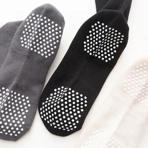 Herren Baumwolle Anti-Rutsch Wadenhohe Sportsocken Gestreift Atmungsaktiv Athletische Laufsocken Für Fitnessstudio Training Basketball