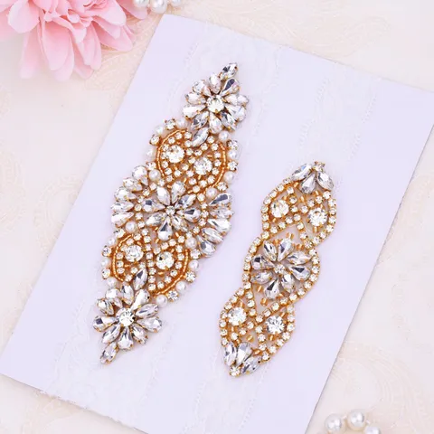 Elegant Bride Wedding Lace Garter Set Rhinestone Artificial Pearl Leg Band Women Sexy Lingerie Leg Accessories
