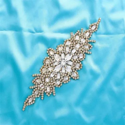 Cintura da Sposa con Strass Abito da Sposa Fascia Applicazione in Cristallo Per Donne Festa Abito da Sera Formale Accessori Lucidi