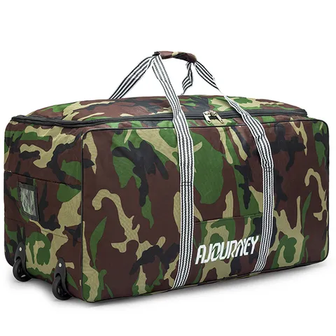 Large Capacity Waterproof Nylon Travel Duffel Bag Portable Luggage Bag For Moving Outdoor Travel