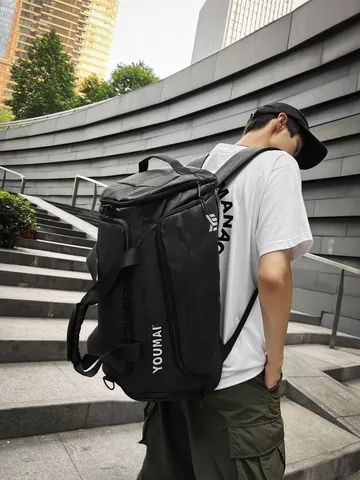 Large Capacity Travel Bag Waterproof Oxford Cloth Multifunctional Gym Bag Unisex Casual Travel Backpack Handbag Luggage