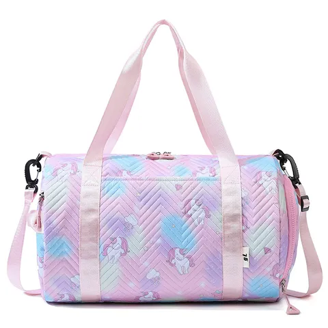Waterproof Sports Gym Bag Travel Duffel Bag With Wet Dry Separation And Shoe Compartment