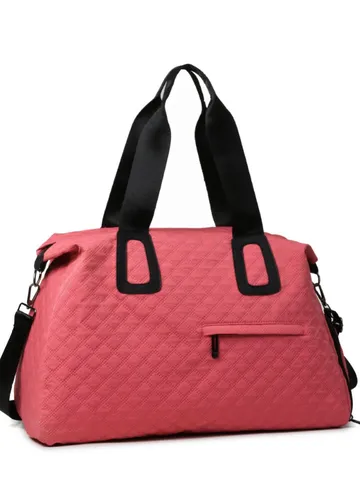 Large Capacity Travel Bag Waterproof Quilted Duffel Bag Gym Bag Casual Lightweight Overnight Luggage Bag For Women Men