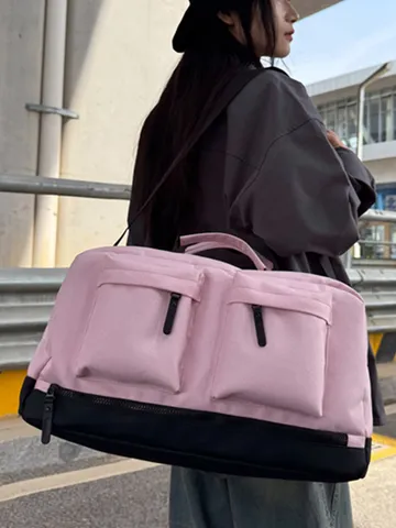 Large Capacity Travel Duffle Bag Waterproof Sports Fitness Luggage Bag Multi-Pocket Wet And Dry Separation Weekend Bag