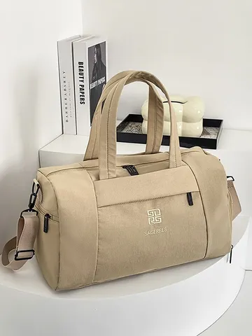 Grand Sac de Voyage Fourre-Tout Léger en Nylon Imperméable Sac de Sport Valise Weekender Portable Pour Hommes Femmes