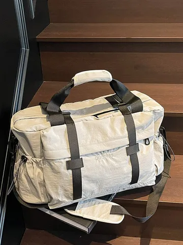 Grote Capaciteit Reistas Waterdichte Canvas Duffel Bag Weekender Sport Fitness Gym Bag