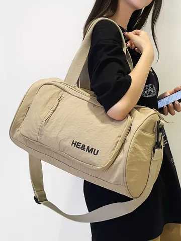 Large Capacity Travel Bag Waterproof Sports Fitness Duffel Bag Dry Wet Separation Lightweight Luggage Bag For Women Men
