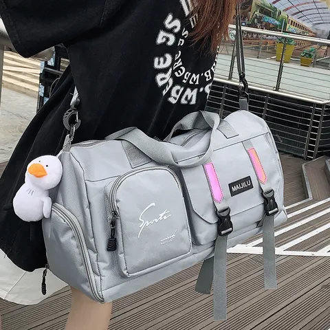 Multifunctional Waterproof Travel Duffel Bag Large Capacity Sports Fitness Luggage Bag For Men And Women