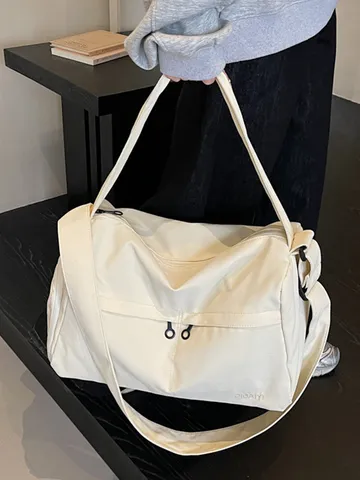 Large Capacity Travel Bag Waterproof Sports Gym Bag With Wet Dry Separation And Shoe Compartment Casual Duffel Bag For Women Men
