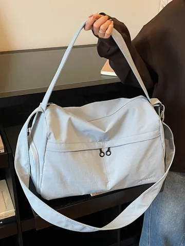 Large Capacity Travel Bag Waterproof Sports Gym Bag With Wet Dry Separation And Shoe Compartment Casual Duffel Bag For Women Men