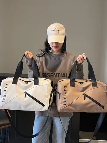 Large Capacity Waterproof Travel Duffel Bag Dry Wet Separation Sports Gym Bag With Shoe Compartment For Women Men