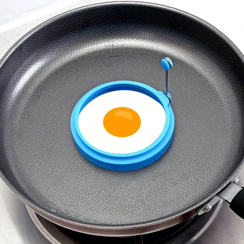 Food Grade Silicone Round Fried Egg Mold Kitchen Cooking Ring Pancake Maker Nonstick Kitchen Baking Cooking Tool
