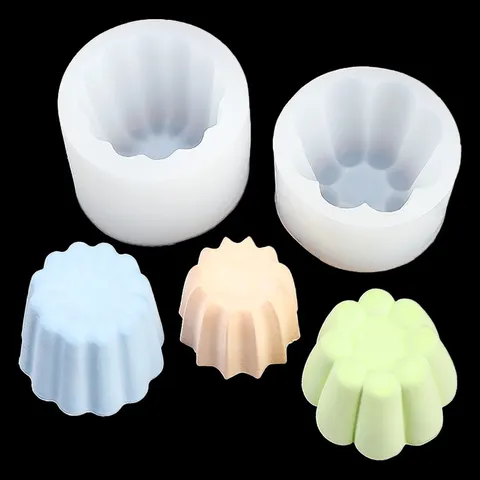 Stampo in Silicone per Fiori Succulenti 3D per Torta Fondente Strumento da Forno Gelatina Cioccolato Aromaterapia Gesso Fai da Te