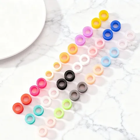 Minimalist Silicone Ear Plugs Tunnels Soft Hollow Flexible Ear Expanders Gauges Pulley Design Unisex Niche Body Piercing Jewelry
