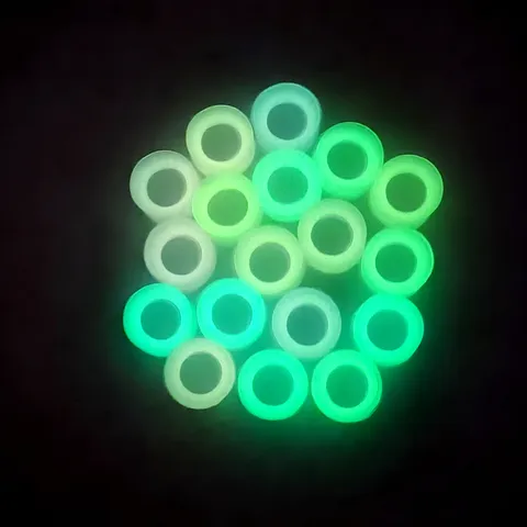 Luminous Silicone Ear Plugs Soft Flexible Flesh Tunnels Lighter Weight Luminous Body Piercing Jewelry For Men Women Trendy Gauge