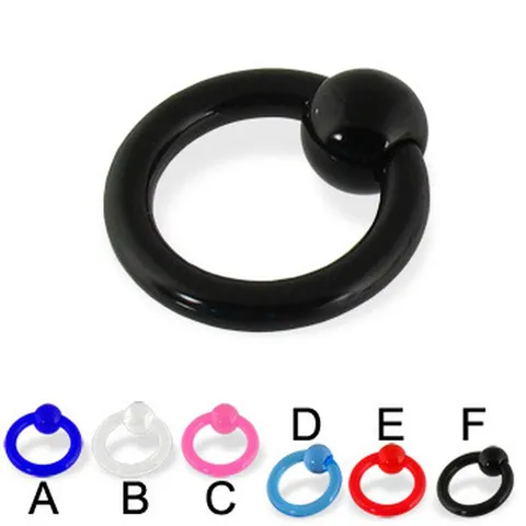 Acrylic Captive Bead Ring Multi Use Body Piercing Jewelry Unisex Nose Ring Lip Stud Earring Geometric Fashion Body Jewelry